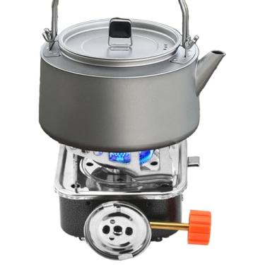 Imagem de Fogão De Acampamento, Pequeno Fogão Dobrável Para Cozinhar, Queimador de Mochilagem Leve e de Alta Eficiência, Equipamento de Exterior para Acampamento, Sobrevivência, Cozinha de Praia e