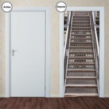 Imagem de Adesivo Decorativo de Porta - Escada - 305pt - Allodi