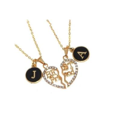 Imagem de 2 Colares Best Friends Eternas Amigas Folheado Ouro 18k - Milena Joias