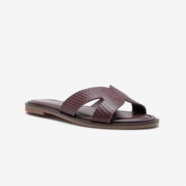 Imagem de Rasteira Feminina Lunna Pinhão - Democrata, 38