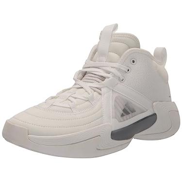 Imagem de adidas Tênis feminino Exhibit Select Mid, Núcleo preto/branco/branco cristal, 13