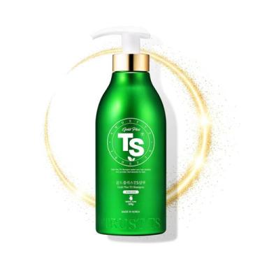 Imagem de Shampoo TS Gold Plus para queda de cabelo com biotina e niacinamida 50