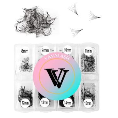 Imagem de Extensões de cílios VAVALASH 600 Ventiladores pré-fabricados 5D-24D 8-