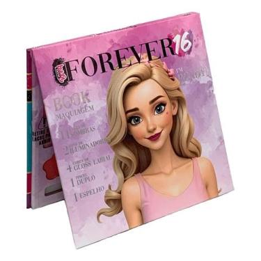 Imagem de Kit De Maquiagem Infantil Forever16 Makebrinq Polibrinq