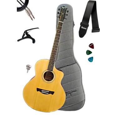 Imagem de Violão Eletroacústico Tagima Hampton Eq-ntop + Acessórios