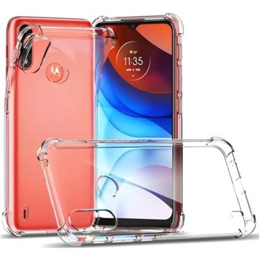 Imagem de [GL CASES] Capinha Moto E7 Power Capa Motorola Moto E7 Power Slim Clear Anti Impacto Reforçada Silicone Transparente Case Flexível Anti Choque Encaixe Preciso Com Proteção Para Câmera e Tela