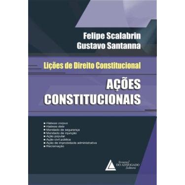 Imagem de Lições de Direito Constitucional - Ações Constitucionais - 01ED/20 - L