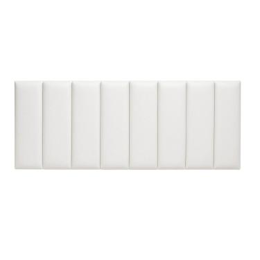 Imagem de Cabeceira Suspensa Cama Queen em Couro Evoa Branco