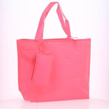 Imagem de Bolsa de Silicone Feminina com Carteira de Mão - BAUARTE, Rosa