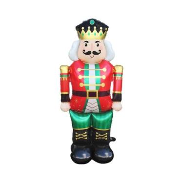 Imagem de Suporte para Decorações de Natal - Papai Noel, Boneco de Neve e Rena, 