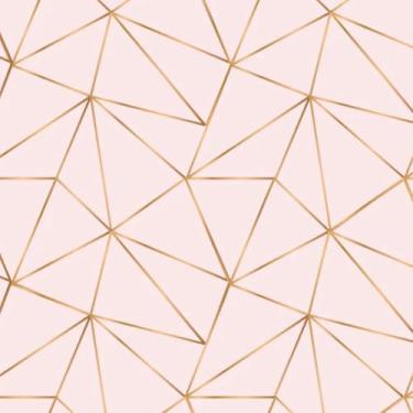 Imagem de Papel de Parede Adesivo Sala Quarto Ripas Madeira Clara Lisa Autocolante 5m x 45cm(Rosa)