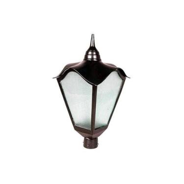 Imagem de Luminária Colonial para Poste Romana Grande em Alumínio - Luminárias N