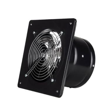 Imagem de HYZHANHONG Exaustor residencial pequeno de 4 polegadas, exaustor de parede, exaustor de baixo ruído para cozinha, banheiro, sala de fumantes, garagem, estufa, sótão (20 W)