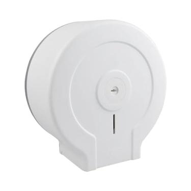 Imagem de Bothyi Suporte para papel higiênico Jumbo Dispenser para papel higiênico Fácil de instalar Suporte para rolo de para banheiros Banheiros Prédios de, Branco