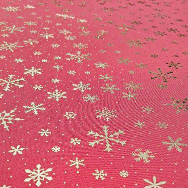 Imagem de Tecido Oxford Natal Estampado Natalino Brilho  Rolo 4 Metros