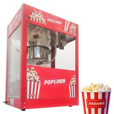 Imagem de Máquina Pipoqueira Elétrica de Bancada Profissional NMPE2 - 220v - Nag