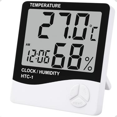 Imagem de Termo Higrômetro Digital Parede Mesa para Farmácia - VLPECOM