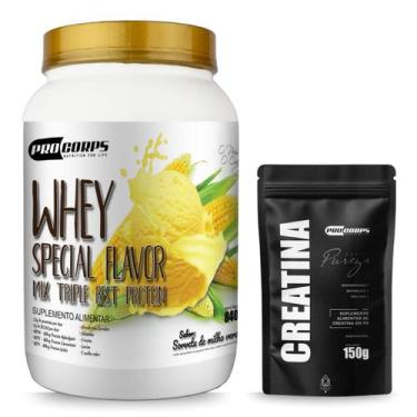 Imagem de Whey 840g Special Flavor Varios Sabores e Creatina Refil pura 150g Pro