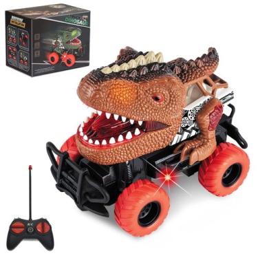 Imagem de Dinosaur Car Delycazy com controle remoto para crianças de 3 a 7 anos