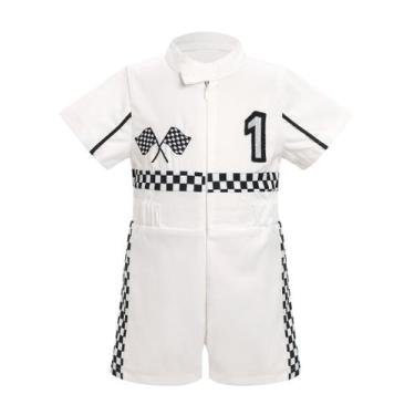 Imagem de Traje IMEKIS Baby Race Car Driver, 1º aniversário, 9 a 12 meses