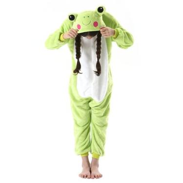 Imagem de Fantasia de Halloween Onesie ATOZ Frog para crianças de 8 a 9 anos