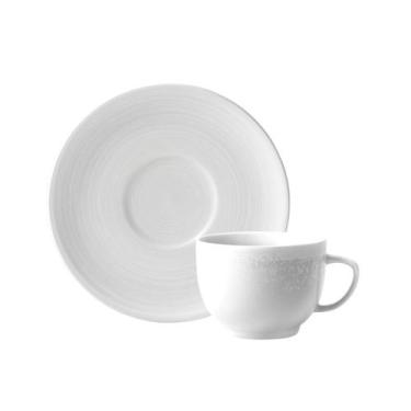 Imagem de Xicara Chá 200ml Com Pires Porcelana Schmidt - Dec. Artesanal 2412, 24