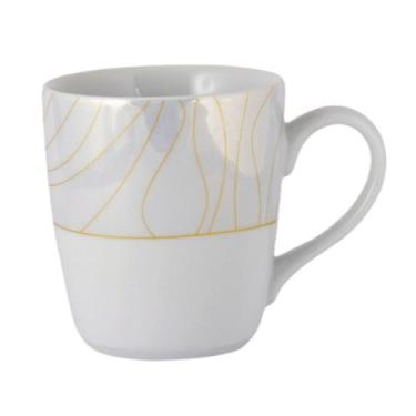 Imagem de Caneca Porcelana Schmidt 225ml - Dec. Golden Oak 2387, 2387, 22