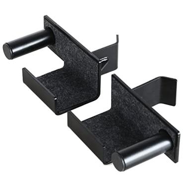 Imagem de Fitvids Gaiola multifuncional ajustável com ganchos em J, alças de segurança e acessório opcional LAT pulldown e crossover de cabo, apenas ganchos J, par