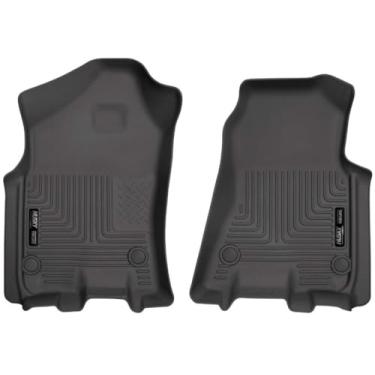 Imagem de Husky Liners | Weatherbeater | Serve para Ram 1500 2019-2022 (cabine dupla, cabine quádrupla) | Forro da fileira da frente, preto | 13741