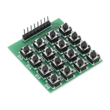 Imagem de 1 teclado matricial 4x4, interruptor, 16 teclas, módulo de teclado de expansão externa de computador de chip único