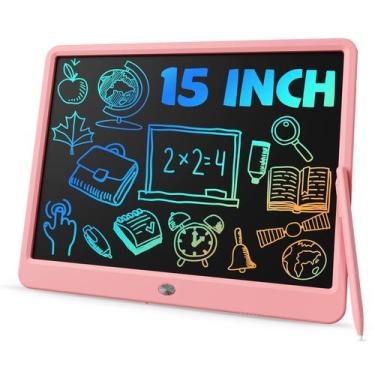 Imagem de Tablet de escrita LCD TEKFUN de 15 polegadas para crianças de 8 a 10 a