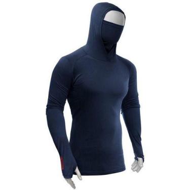 Imagem de Camisa Térmica Ninja UV50+ Manga Longa - Tempestal, Branco, GG