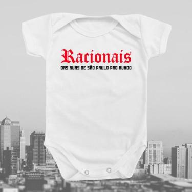 Imagem de Body De Bebê Racionais Musica R A P Banda Presente Divertido - Borizin