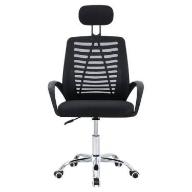 Imagem de Cadeira de Escritório Giratória Listrada Vega com Regulagem de Altura 