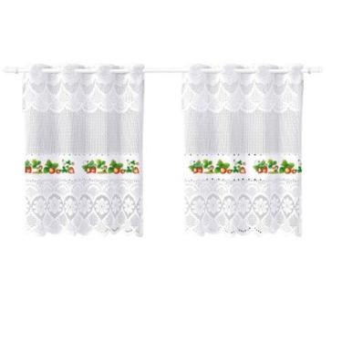 Imagem de Cortina Pia Bando Vitro Formosa Renda Cozinha 1,60x0,80x0,20 - Beija F