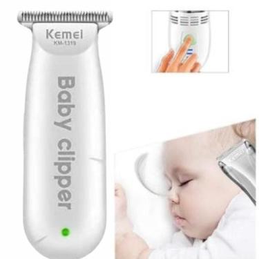 Imagem de Máquina Portátil de Corte Kemei KM-1319 Bivolt Para Crianças e Bebês, 