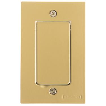 Imagem de Tampa 1 Posto 4x2 para Piso Tramontina Modular Dourada