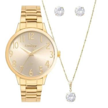 Imagem de Relógio Feminino Condor Analógico CO2035NDA/K4K com Conjunto Dourado -