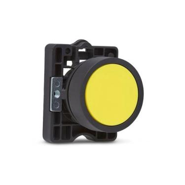 Imagem de Botão Industrial Pulsador Steck Max Botton SLPRN3 Am