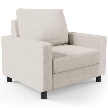 Imagem de Poltrona Malta Linho Cru - LYAM DECOR