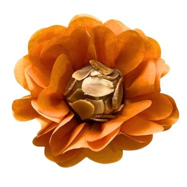 Imagem de 50 Forminhas Flor Doces Finos Super Volume em Papel Especial Tons Terrosos (laranja)