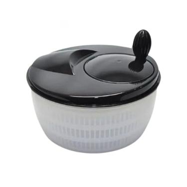 Imagem de Centrífuga Manual Seca Saladas Verduras 4 Litros(Preto)