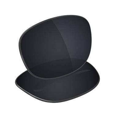 Imagem de Galvanic Lentes de reposição para óculos de sol Oakley Pit Boss 2 OO9137 | Pit Boss 2 Asian Fit (AF) OO9215 - Preto polarizado