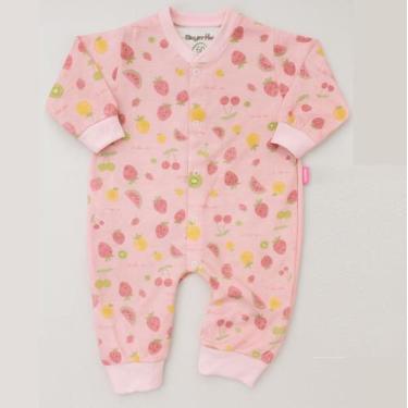 Imagem de Macacão de Bebê em Malha Macelin Verão com Estampinhas Fofas - Era Uma