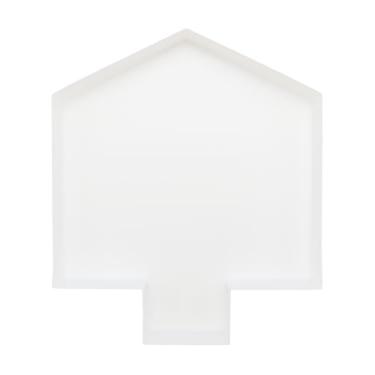 Imagem de Caixa de charcutaria de plástico preenchível com letras, bandeja reutilizável em forma de alfabeto de 25,4 cm para aniversários, pratos decorativos de festa para exibição de doces (Dreidel)