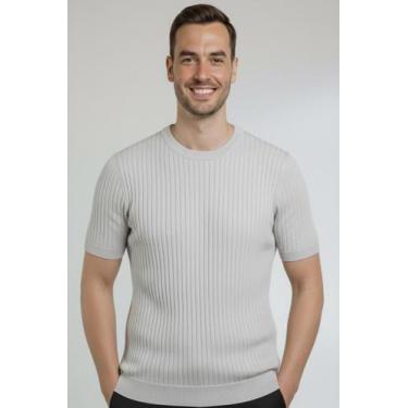 Imagem de Camisa Masculina Casual Tricot Texturizada Premium - LEX Menswear, Cin