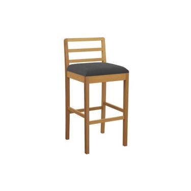 Imagem de Banqueta Sala De Jantar Sofia Madeira Maciça 1bmm006ca 1 Un Carvalho-boucle Grafite - Kappesberg