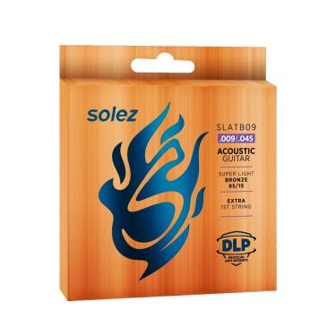 Imagem de Corda Solez P/ Violão Aço SLATB09 9/45 Bronze 85/15 - EC0571
