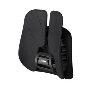 Imagem de oshhni Almofada de assento, almofada de apoio lombar para escritório, almofadas para costas comerciais, suporte lombar, travesseiro de apoio para costas para, Preto