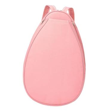 Imagem de Fenteer Mochila impermeável para tênis, ideal para pickleball e badminton, Pink L
